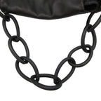 Chanel Shoulder Bag CC Logo Lambskin Chain One Handle Purse Black — view 8