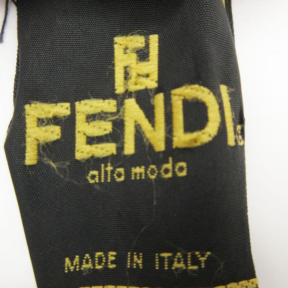Fendi Alta Moda Scarf Real Fur Tippet Shawl Vintage Black — view 3