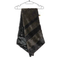 Fendi Alta Moda Scarf Real Fur Tippet Shawl Vintage Black