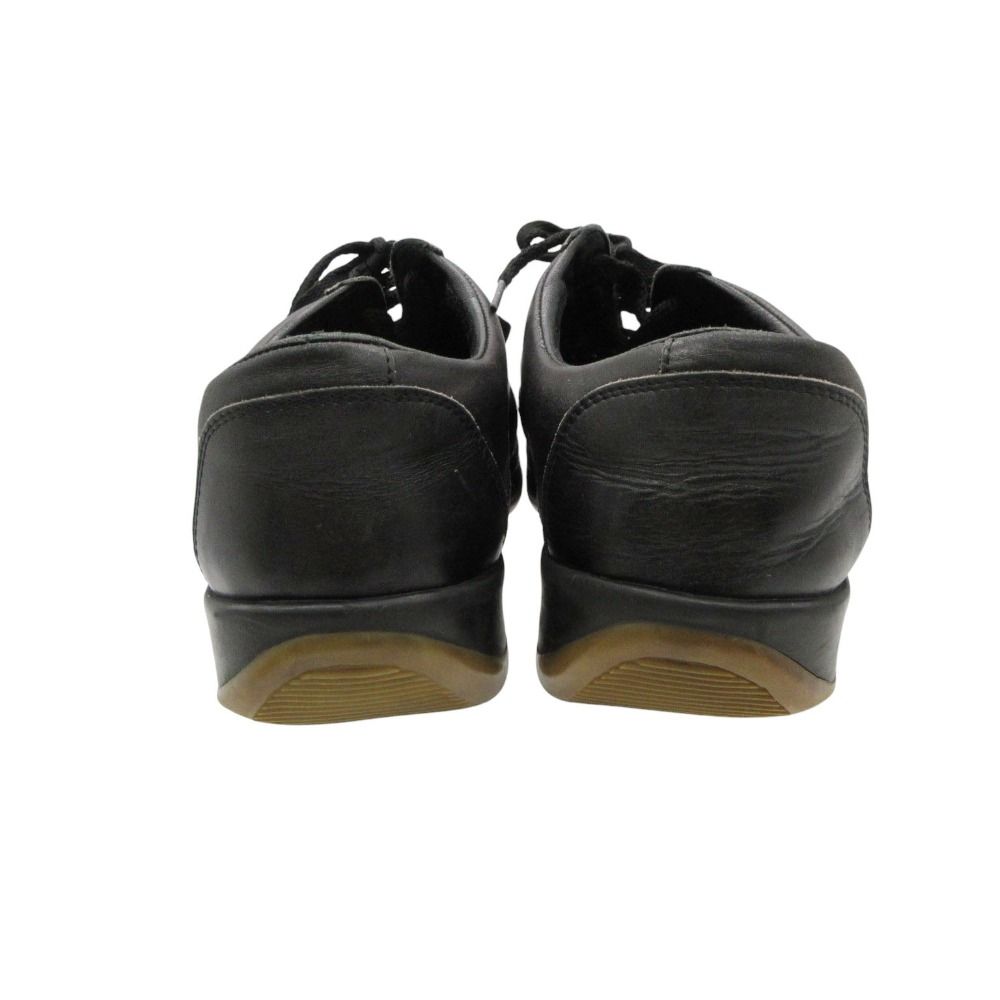 Louis Vuitton Sneakers Leather Low Cut Shoes Black — view 5
