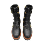Dior Boots Leather Wildior J'adore Ankle Side Zip Black — view 3