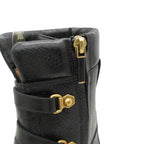 Dior Boots Leather Wildior J'adore Ankle Side Zip Black — view 8