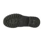 Fendi Boots Leather Engineer Shoes with Inner Fur Black — view 6
