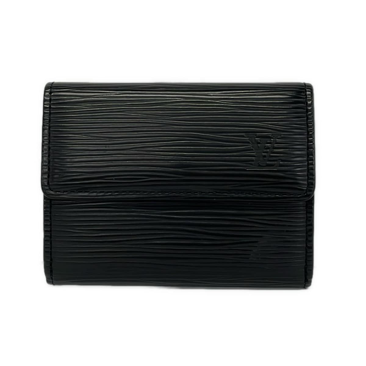 Louis Vuitton Coin Case Epi L'Adoree Noir Leather