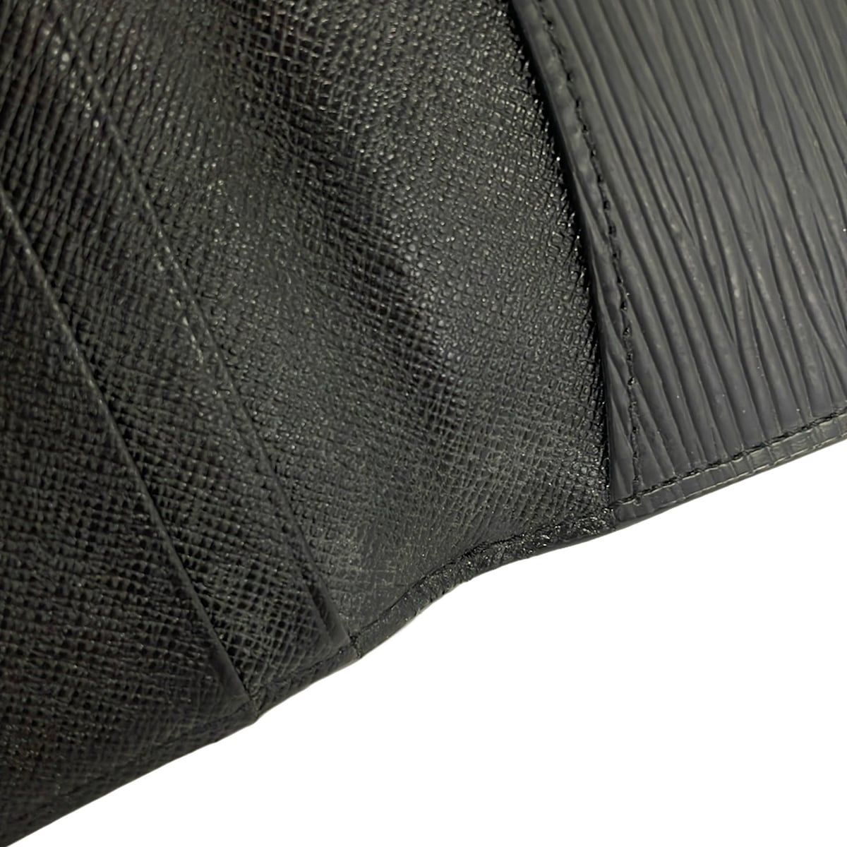 Louis Vuitton Coin Case Epi L'Adoree Noir Leather — view 6