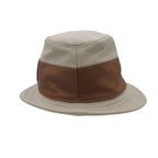 Hermes Hat Cotton Lambskin Ribbon Hat Kinari Brown — view 5