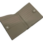 Fendi Bifold Wallet Peekaboo Gray Beige Leather — view 3