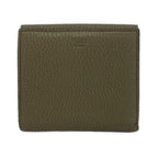 Fendi Bifold Wallet Peekaboo Gray Beige Leather — view 2