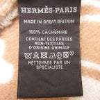 Hermes Scarf Kazak Keys Collection Cashmere Beige — view 5