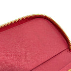 Prada Key Case Pink 6 Hook Zip Around Leather Key Holder — view 6
