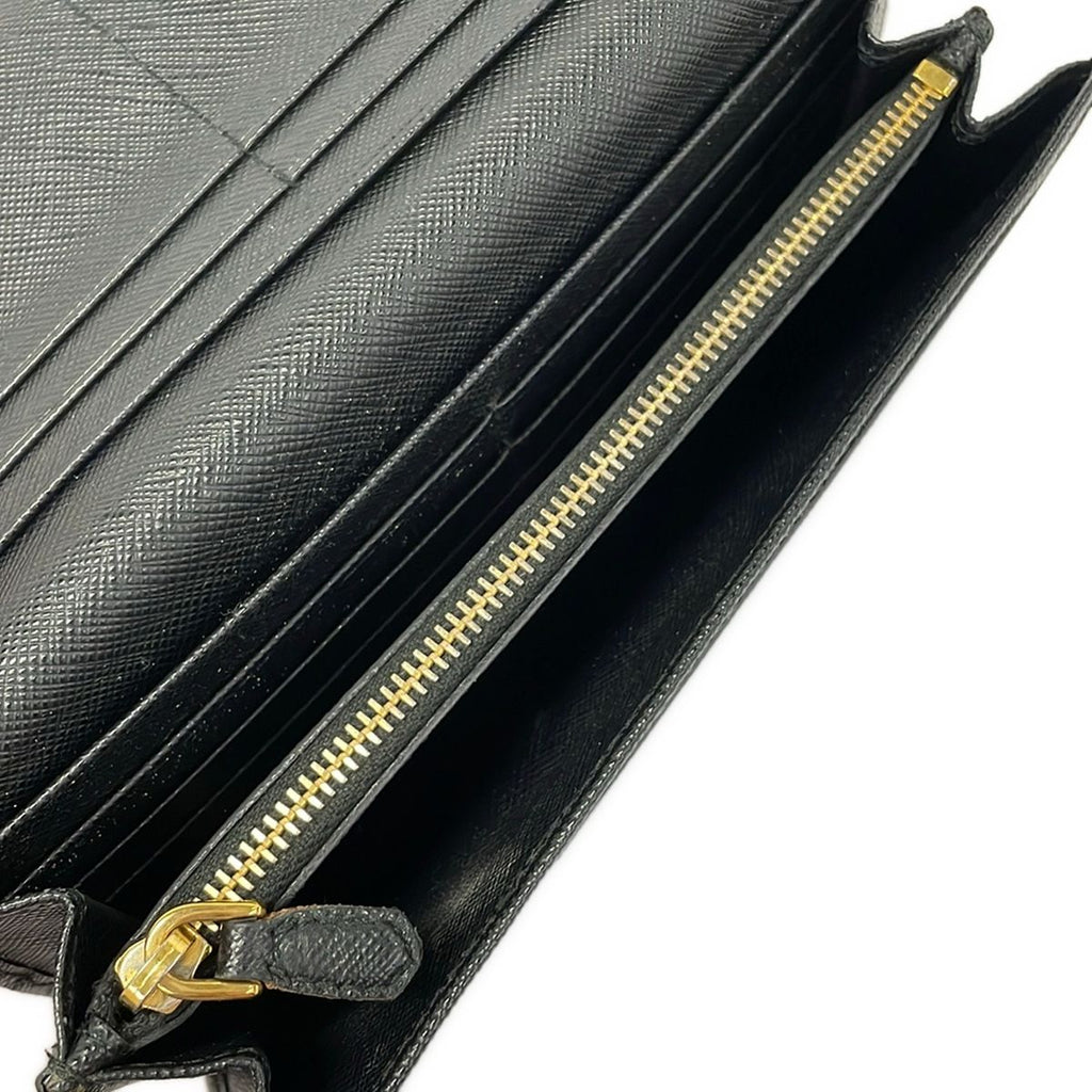 Prada Wallet Black Leather — view 4