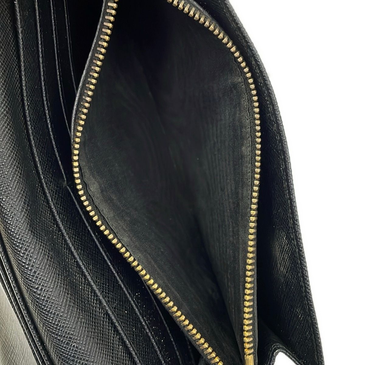 Prada Wallet Black Leather — view 5