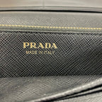 Prada Wallet Black Leather — view 6