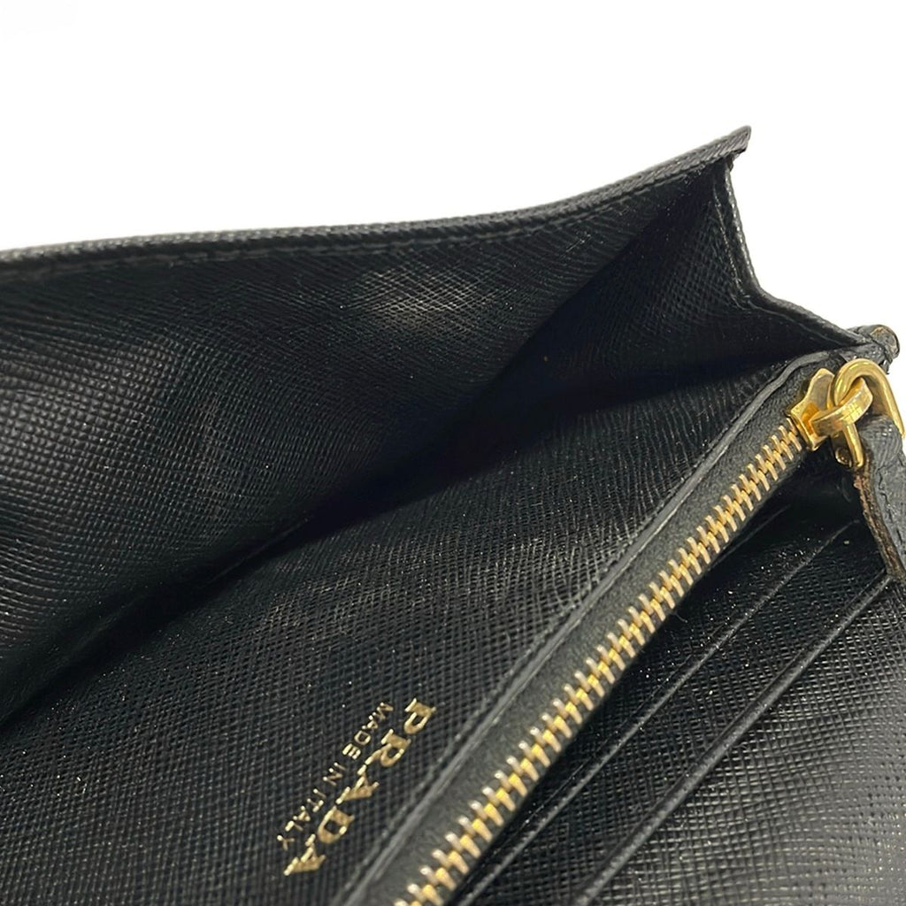 Prada Wallet Black Leather — view 8