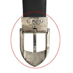 Louis Vuitton Belt Epi Ceinture Classic Noire Silver Black 110 44 — view 3