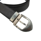 Louis Vuitton Belt Epi Ceinture Classic Noire Silver Black 110 44 — view 2