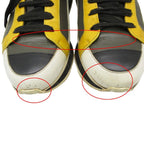 Hermes Revus Sneakers Leather Low Cut Shoes Yellow — view 7