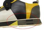 Hermes Revus Sneakers Leather Low Cut Shoes Yellow — view 9