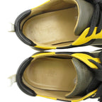 Hermes Revus Sneakers Leather Low Cut Shoes Yellow — view 4
