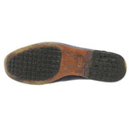 Hermes Loafers Leather Slip on Shoes Stitch Navy — view 6