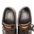 Louis Vuitton Sneakers Leather Low Cut Shoes Brown — view 4