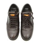 Louis Vuitton Sneakers Leather Low Cut Shoes Brown — view 3