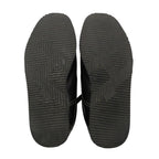Hermes Quick Sneakers Logo Leather Shoes White Stitch Noir Black — view 5