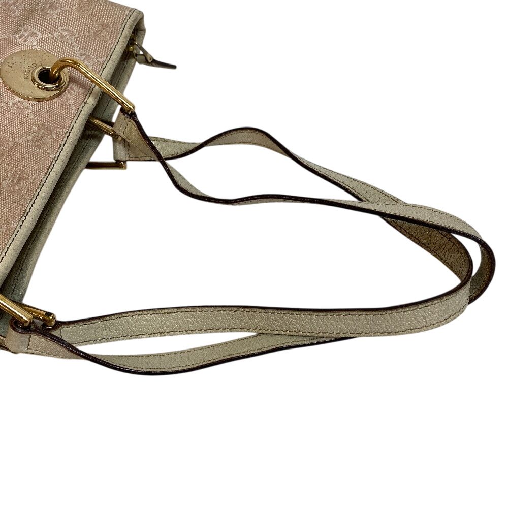 Gucci Shoulder GG Canvas Tote White — view 5