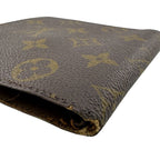 Louis Vuitton Vintage Coin Case Monogram Leather Bifold Wallet Beige — view 6