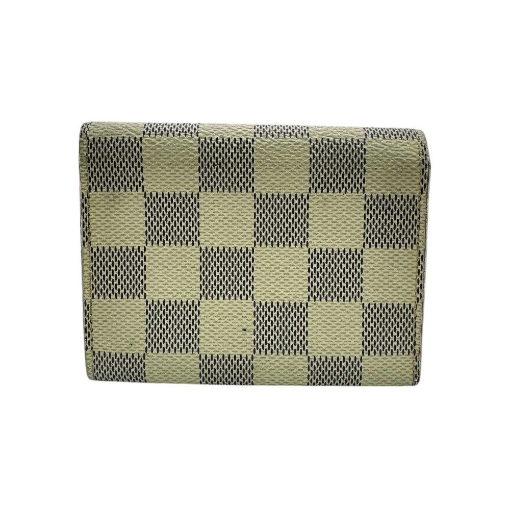 Louis Vuitton Business Card Holder Damier Leather Case Gray — view 2