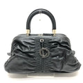 Dior Handbag Karenina CD Logo Leather Black
