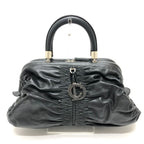 Dior Handbag Karenina CD Logo Leather Black