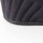 Fendi Fabric Logo Platform Sandals Black — view 8
