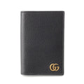 Gucci Leather GG Marmont Card Case Black