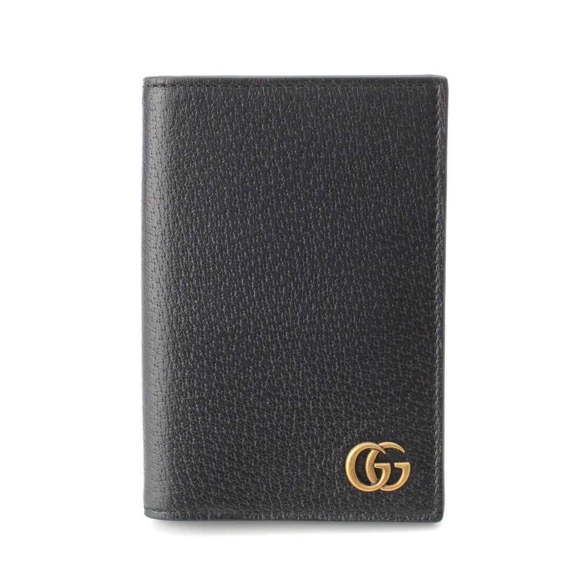 Gucci Leather GG Marmont Card Case Black