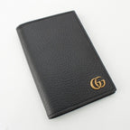 Gucci Leather GG Marmont Card Case Black — view 3
