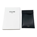 Celine Necklace Pearl Logo White Silver — view 9