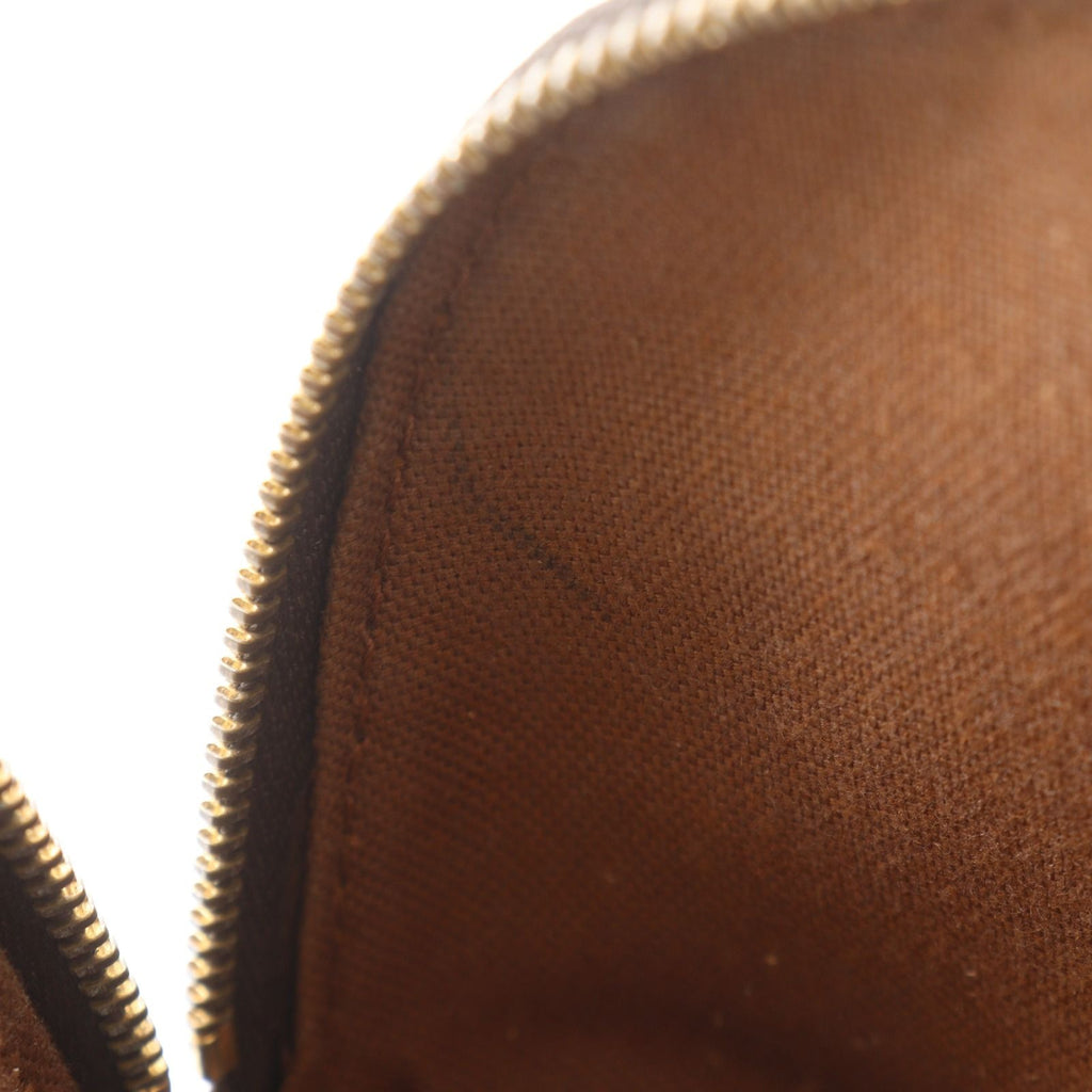 Louis Vuitton Monogram Canvas Calf Hair Brown Pouch — view 7