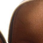 Louis Vuitton Monogram Canvas Calf Hair Brown Pouch — view 7
