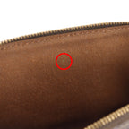 Louis Vuitton Monogram Canvas Calf Hair Brown Pouch — view 8