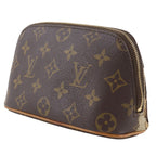 Louis Vuitton Monogram Canvas Calf Hair Brown Pouch — view 2