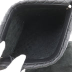 Bottega Veneta Classic Hydrology Intrecciato Leather Black Clutch — view 5