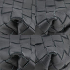 Bottega Veneta Classic Hydrology Intrecciato Leather Black Clutch — view 4