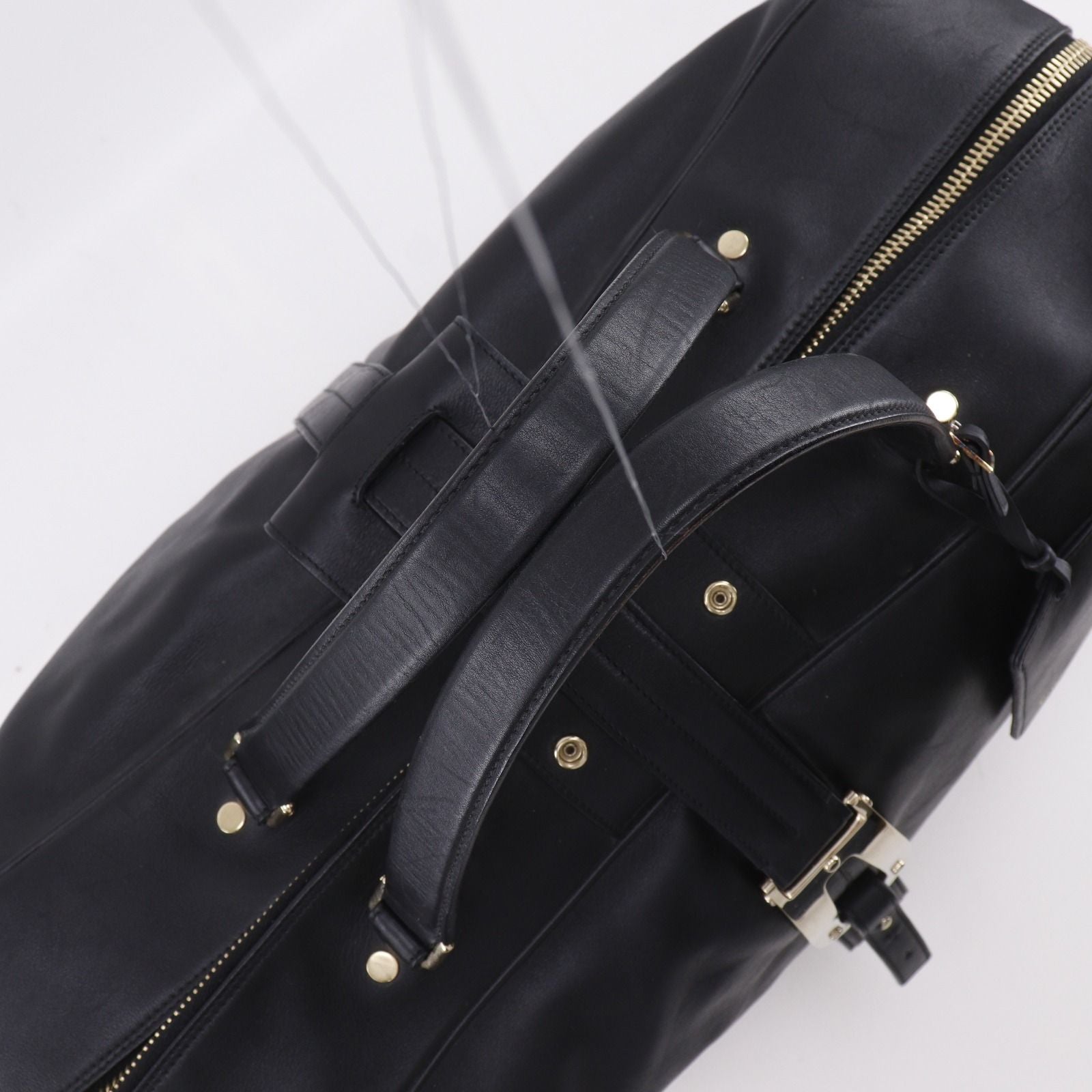 Saint Laurent Leather Black Boston — view 5