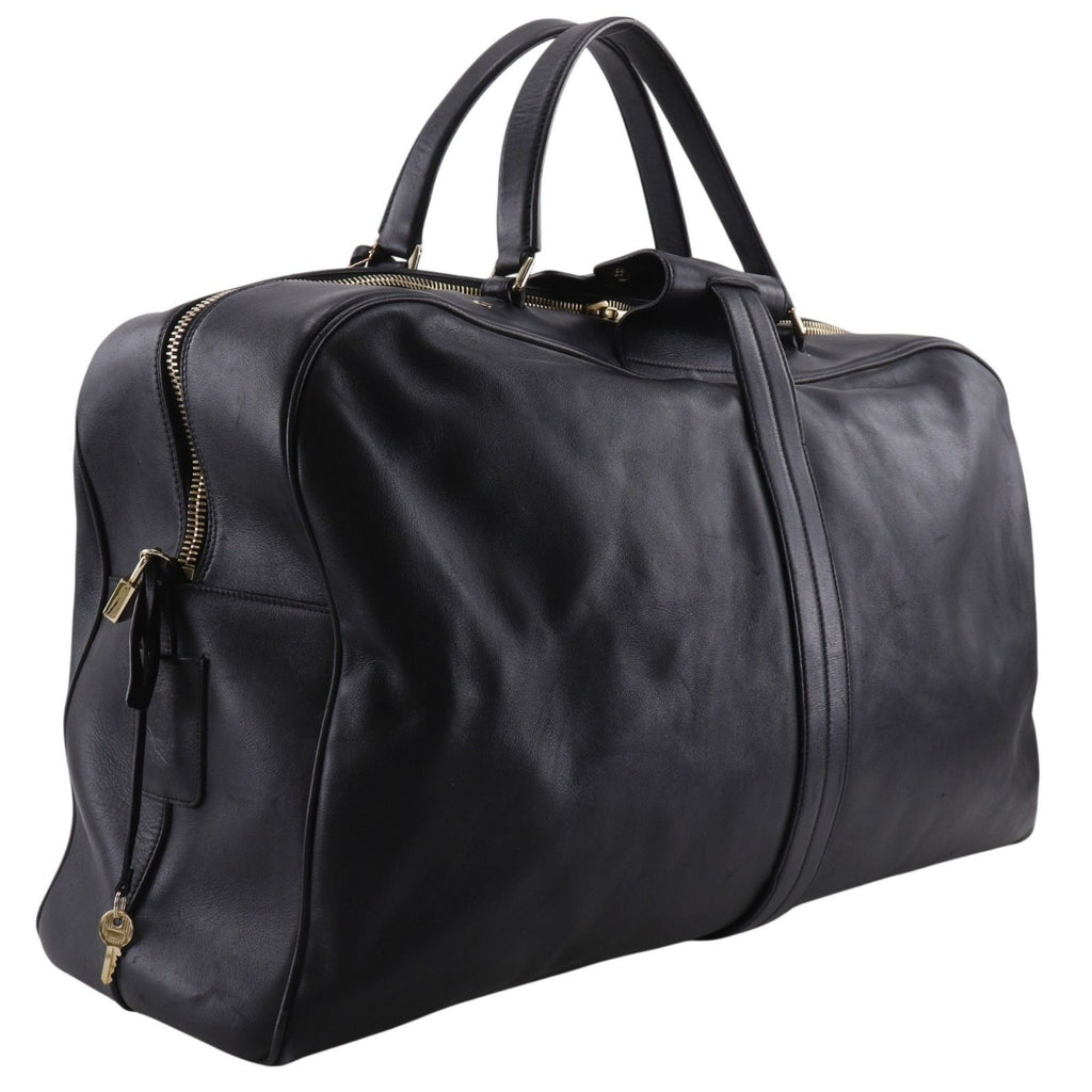 Saint Laurent Leather Black Boston — view 3