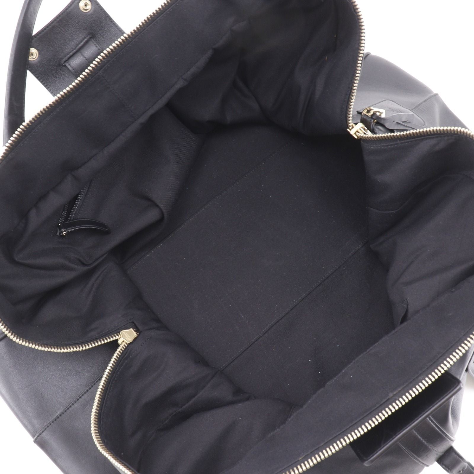 Saint Laurent Leather Black Boston — view 6