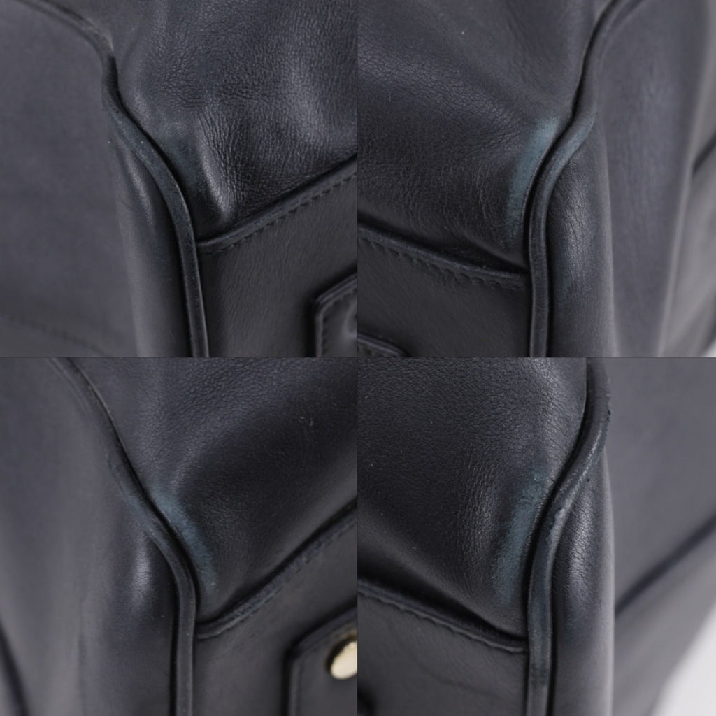 Saint Laurent Leather Black Boston — view 4