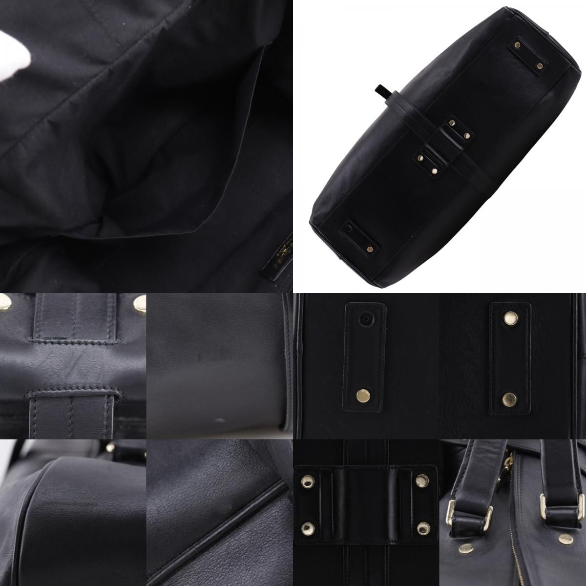 Saint Laurent Leather Black Boston — view 8