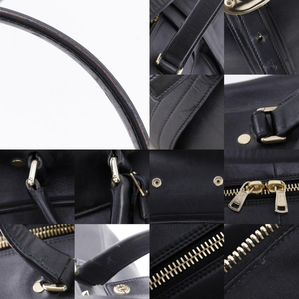 Saint Laurent Leather Black Boston — view 9
