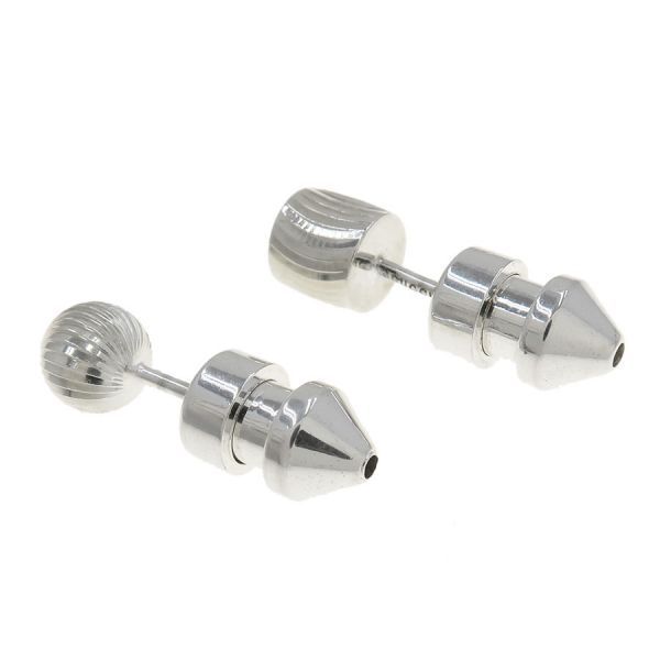 Gucci Interlocking Earrings Silver — view 5